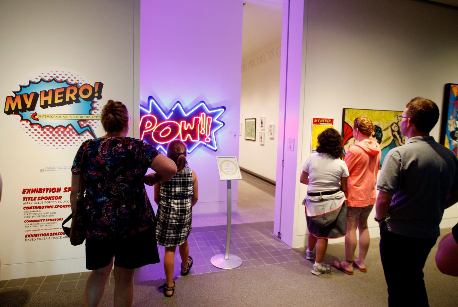 'My Hero' exhibit at YAM